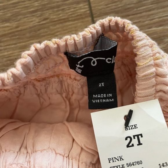 Art Class 2 pc Toddler Size 2T Outfit, Pink & Gold - Picture 5 of 11